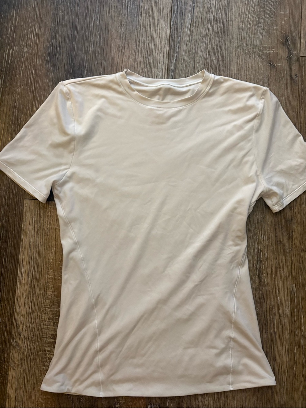 Lululemon White Performance Crew Neck size 4